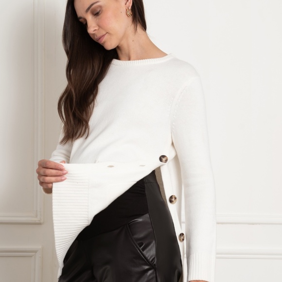 Seraphine Maternity/Nursing Sweater (Large) - Picture 2 of 2